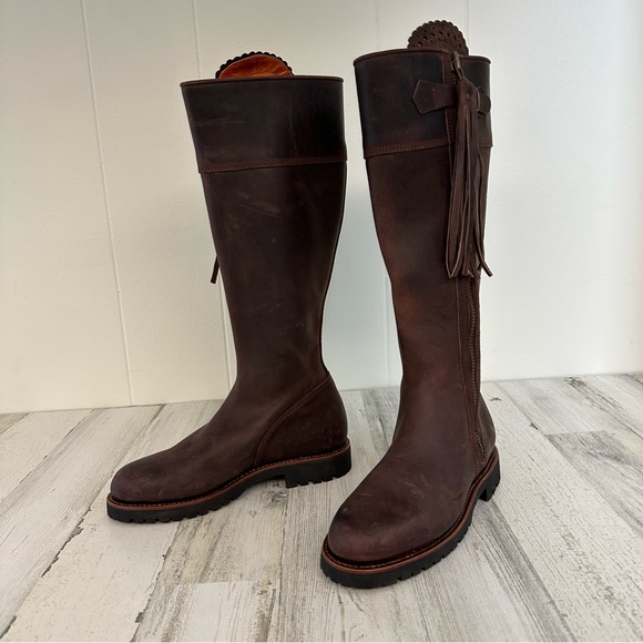Penelope Chilvers Long Tassel Boot in Conker - Picture 3 of 16